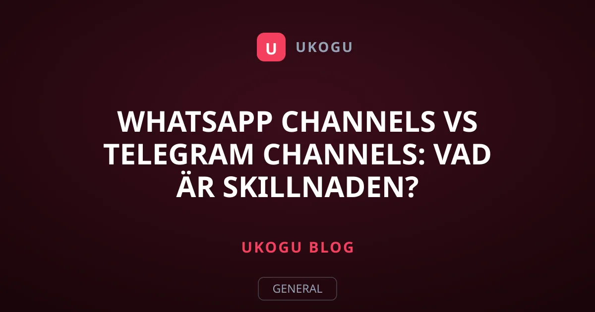 WhatsApp Channels vs Telegram Channels: Vad är skillnaden?